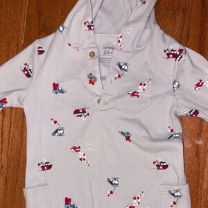 Valentines Day 24mo boy one piece ❤️